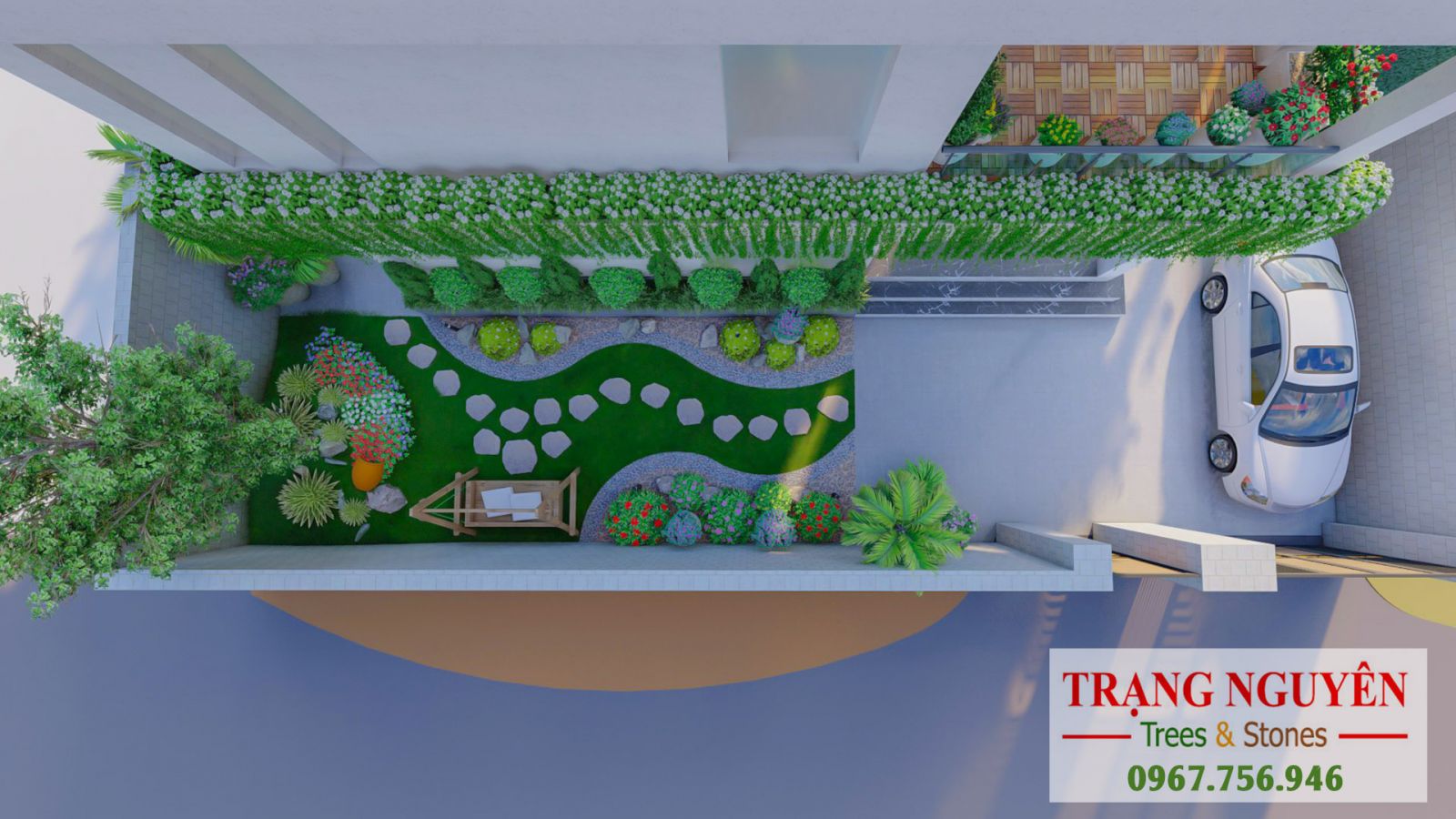 Đặc điểm của sân vườn biệt thự hiện đại