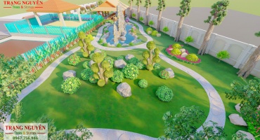 Thiết kế thi công sân vườn ở Bình Dương